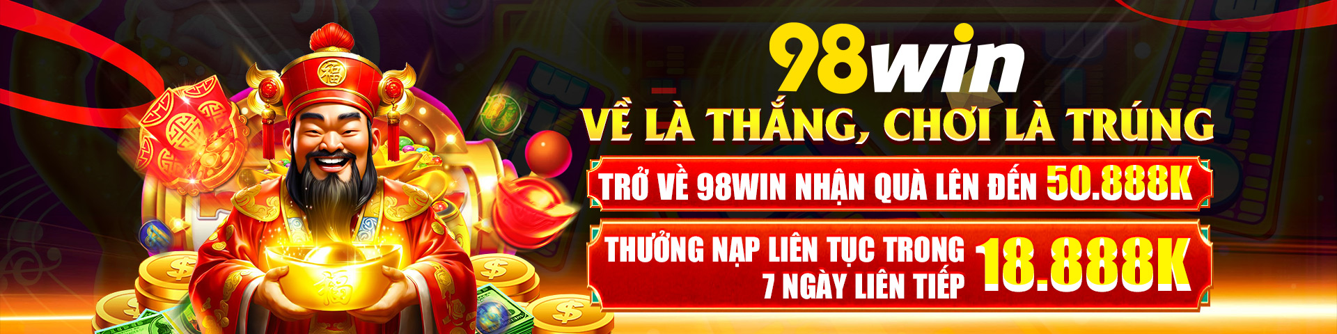 thưởng nạp 98win